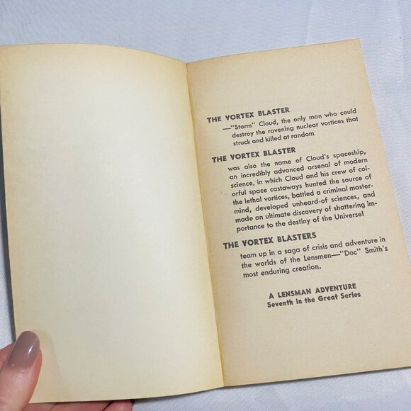 Masters Of The Vortex By E.E. Doc Smith Vintage Book - Picture 3 of 6
